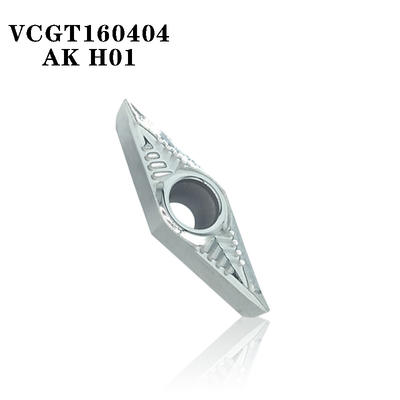 O carboneto do torno do metal de VCGT160404-AK H10F não introduz para o alumínio nenhum revestimento