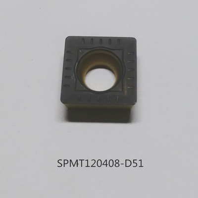 O carboneto de trituração helicoidal Indexable das ferramentas SPMT120408-D51 introduz para a perfuração boa